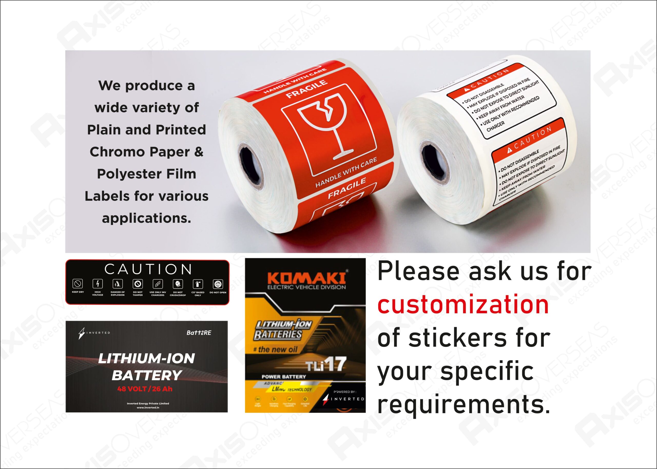 Battery Labels
